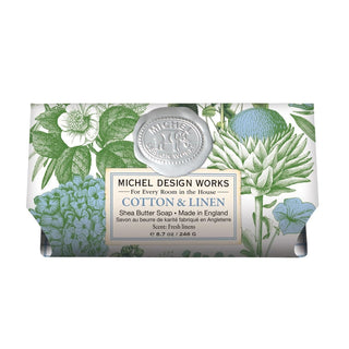 Michel Design Works Cotton & Linen Shea Butter Bar Soap