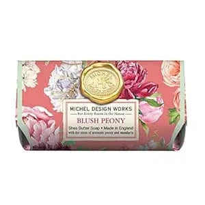 Michel Design Works Blush Peony Large Bar Soap