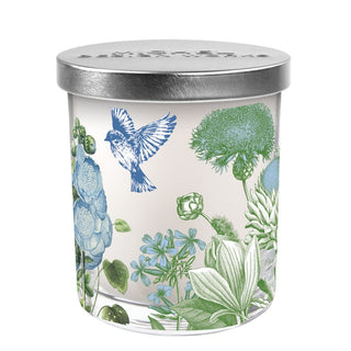 Michel Design Works Cotton & Linen Decorative Glass Candle