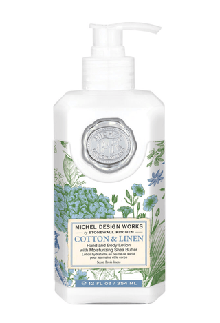 Michel Design Works Cotton & Linen Hand & Body Lotion