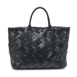 Moda Luxe - Adeline Woven Tote: Black