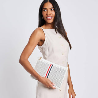 Moda Luxe - Frenchie Clutch: White
