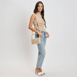 Moda Luxe - Isabel Studded Crossbody: Oatmilk