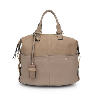 Moda Luxe - London - Satchel: Mushroom