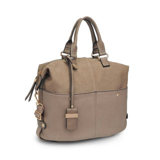 Moda Luxe - London - Satchel: Mushroom
