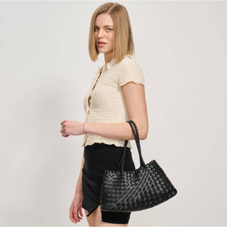 Moda Luxe - Millie Woven Shoulder Bag