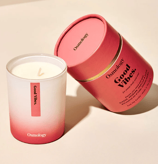 Good Vibes Scented Candle - Ginger Rhubarb and Vanilla