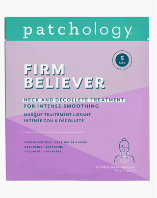 Patchology Firm Believer Neck & Décolleté Smoothing Hydrogel Mask