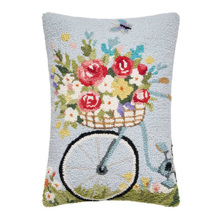 Peking Handicraft - Bike On Blue-Vertical Hook Pillow