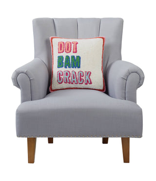 Peking Handicraft - Dot Bam Crack Hook Pillow - Ampersand