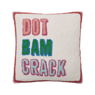 Peking Handicraft - Dot Bam Crack Hook Pillow - Ampersand