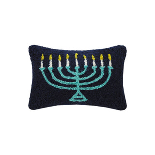 Peking Handicraft - Menorah Hook Pillow - Hanukkah