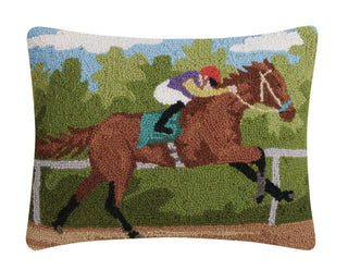 Peking Handicraft - Racing Horse Hook Pillow