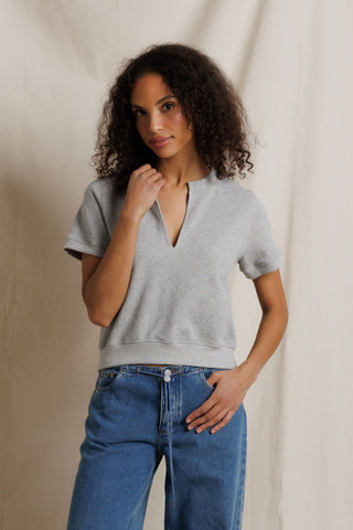 T402-CLEO french terry short sleeve - FA26