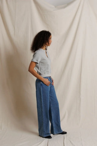 Perfect White Tee CLEO French Terry Short Sleeve