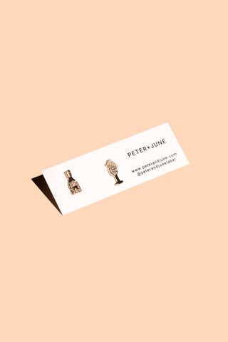 Peter and June - Bubbly Studs - 18K Gold Plated