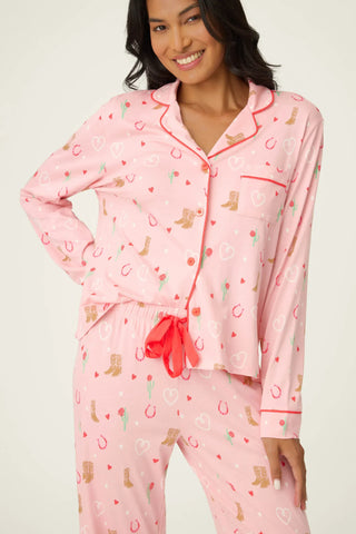 PJ Salvage Whimsy Boot Scootin’ PJ Set