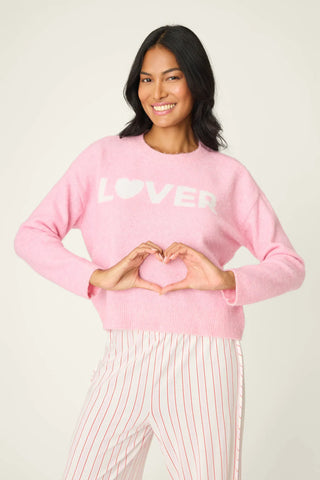 PJ Salvage Feeling Loved "Lover" Snuggle Sweater