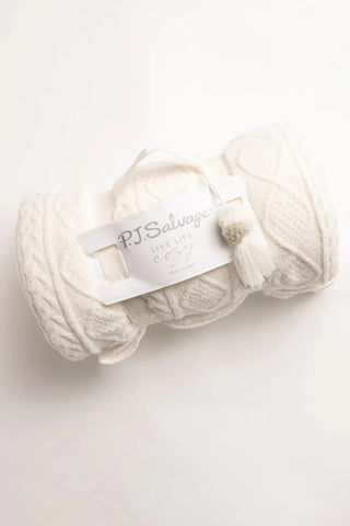 PJ Salvage Cozy Plush Blankets Blanket - Taryn x Philip Boutique