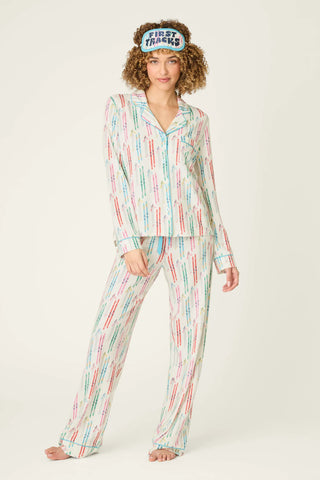 PJ Salvage Après All Day Ski Print 3-Piece PJ Set
