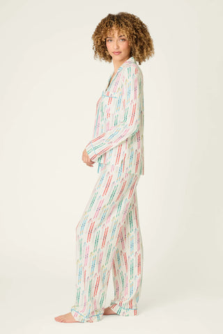 PJ Salvage Après All Day Ski Print 3-Piece PJ Set