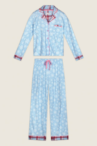 PJ Salvage Plaid About You Snowflakes & Plaid PJ Set