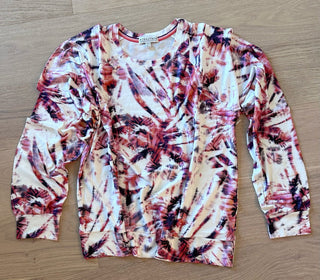 PJ Salvage Red Tie Long Sleeve Shirt