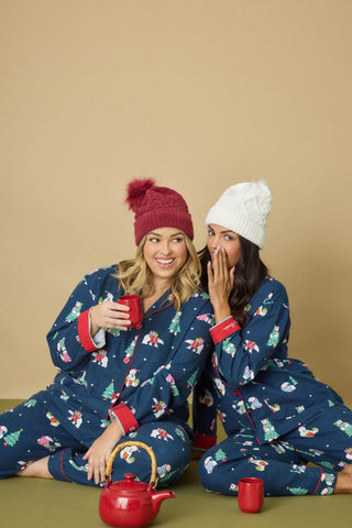 PJ Salvage Bearly Awake 3-Piece Flannel PJ Set