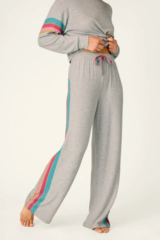PJ Salvage Takin’ It Easy Club Striped Lounge Pants