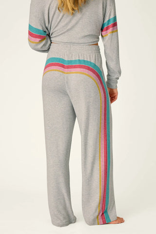 PJ Salvage Takin’ It Easy Club Striped Lounge Pants
