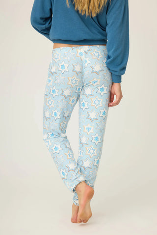 PJ Salvage You Had Me At Shalom Cookie Print Banded Pants