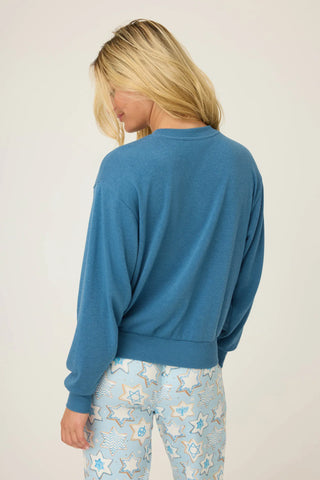 PJ Salvage You Had Me At Shalom Graphic Fleece Sweatshirt