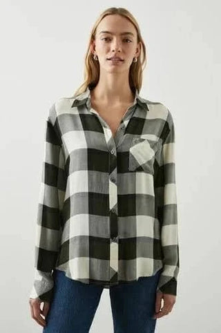 Rails Hunter Shirt in Rosemary Onyx