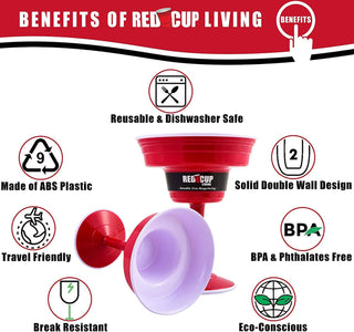 Red Cup Living - Red Cup Living 15 oz. Reusable Margarita Cup, BPA Free