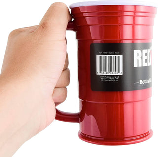 Red Cup Living - Red Cup Living 24 Oz Reusable Mug with Handle, BPA Free