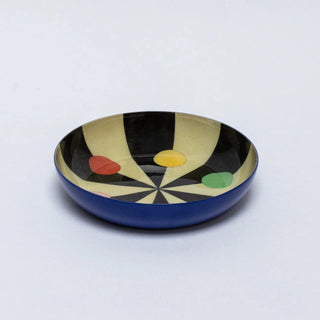 Color Hexagon Round Enamel Tray
