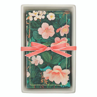 Santa Barbara Design Studio by Creative Brands - Ceramic Guest Napkin Tray + Napkins - Floral
