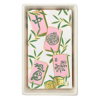 Santa Barbara Design Studio by Creative Brands - Ceramic Guest Napkin Tray + Napkins - Tiles