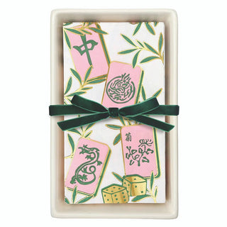 Santa Barbara Design Studio by Creative Brands - Ceramic Guest Napkin Tray + Napkins - Tiles