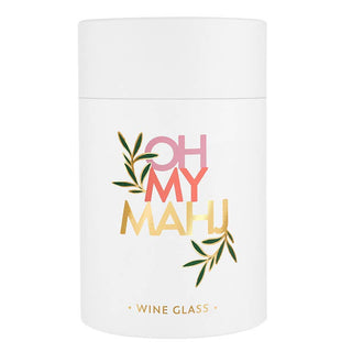 Santa Barbara Design Studio by Creative Brands - Gold Foil Stemless Wine Glass - Oh My Mahj