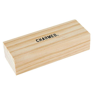 Santa Barbara Design Studio by Creative Brands - Wine Charms in Wood Box - Charmed - Set of 6