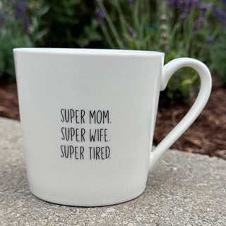 Cafe Mug-Super Mom/Wife/Tired