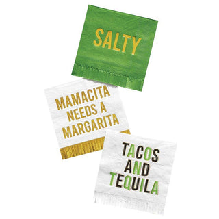 cocktail napkin taco and tequila