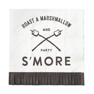 Santa Barbara Design Studio by Creative Brands - S'mores Fringe Cocktail Napkin - Party S'more
