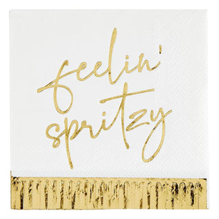 Santa Barbara Design Studio by Creative Brands - Cocktail Napkin with Fringe - Feelin’™ Spritzy