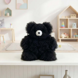 Shupaca Alpaca - 10" Small Alpaca Hair Stuffed Animal - Bear
