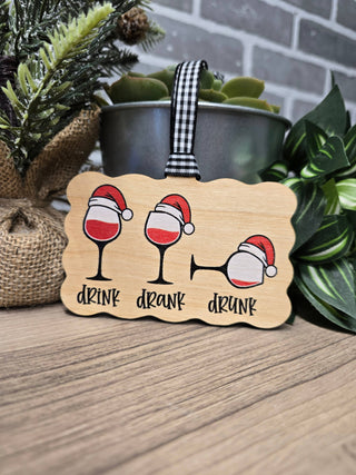 Shut The Front Door KC - Drink Drank Drunk Ornament