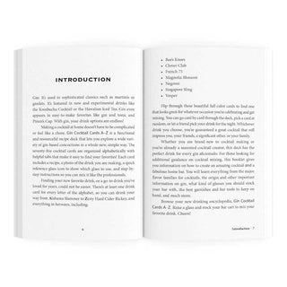 Simon & Schuster - Gin Cocktail Cards A–Z by Adams Media