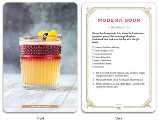 Simon & Schuster - Bubbly Cocktail Cards A–Z by Adams Media