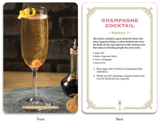 Simon & Schuster - Bubbly Cocktail Cards A–Z by Adams Media